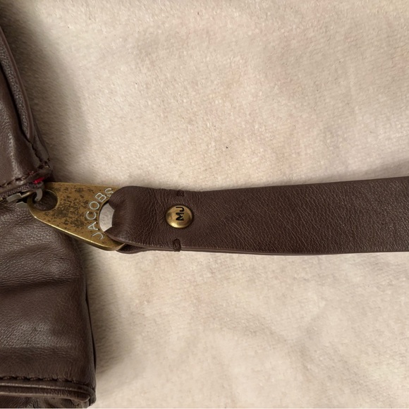 Marc Jacobs brown leather studded clutch - Picture 9 of 10